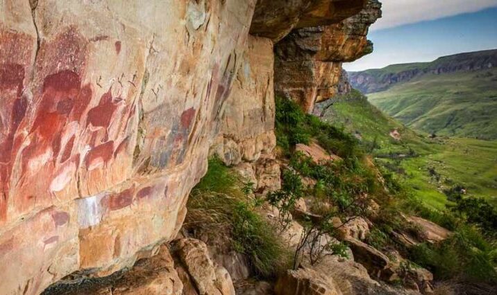 Groepsreis Zuid-Afrika drakensberg rotsschilderingen