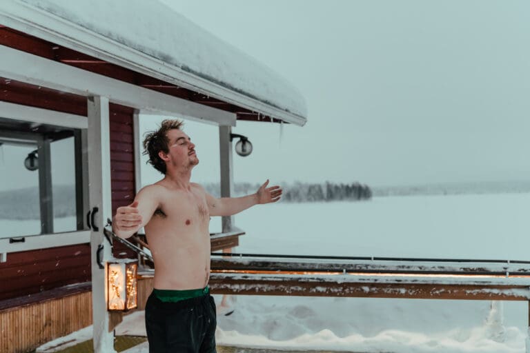 Lapland groepsreis sauna